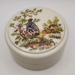 Vintage Partridge Pottery Jar for Patum Peperium Gentleman's Relish 4.25" X 2.25